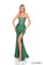 Prom Dresses Fitted Long Formal Beaded Evening Prom Dress Emerald