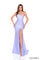 Prom Dresses Fitted Long Formal Beaded Evening Prom Dress Periwinkle