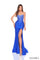 Prom Dresses Fitted Long Formal Beaded Evening Prom Dress Royal Blue