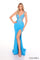 Prom Dresses Glitter Prom Fitted Long Formal Sequin Corset Dress Turquoise