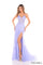 Prom Dresses Glitter Long Formal Sequin Applique Prom Dress Periwinkle