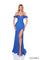 PromDresses Prom Long 3D Floral Fitted Formal Dress Royal Blue
