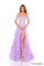 Prom Dresses Prom Long Glitter Sequin Fitted Ruffled Formal DressLilac