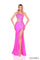 Prom Dresses Long Mermaid Fit Formal Slit Prom Dress Fuchsia