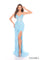 Prom Dresses Sequin Fitted Prom Long Formal Dress Light Blue