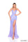 Prom Dresses Prom Fitted Sequin Long Formal Slit DressLilac