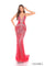 Prom Dresses Long Formal Mermaid Beaded Prom Dress Red
