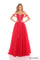 Prom Dresses A Line Ball Gown Glitter Long Formal Floral Lace Prom Dress Light Blue
