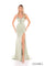 Prom Dresses Beaded Slit Long Fitted Formal Prom Dress Avocado