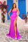 Prom Dresses Prom Long Fitted Skirt Formal Dress Magenta