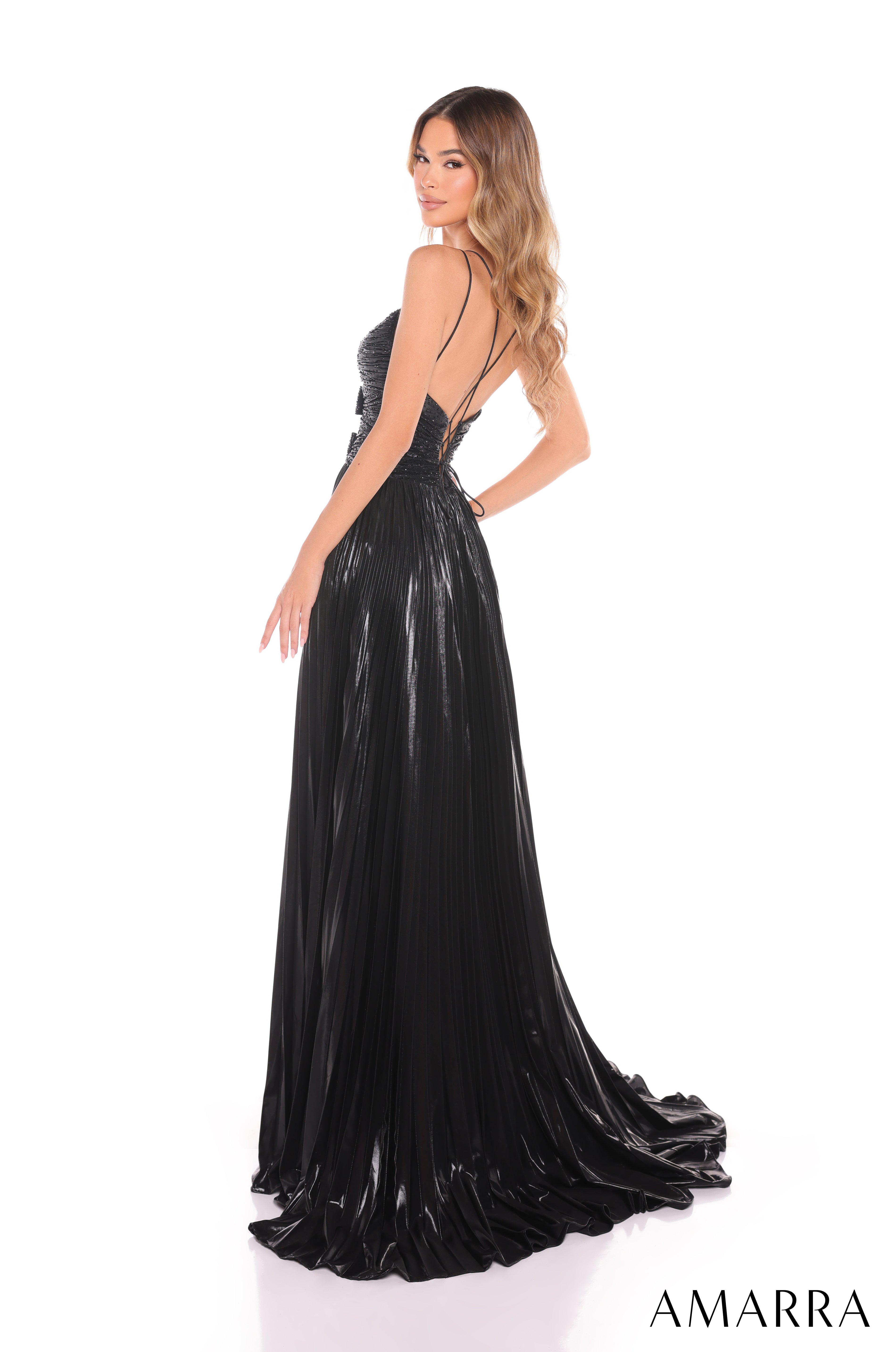 Prom Dresses Prom A Line Mettalic Long Formal Dress Black