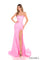 Prom Dresses Long Mermaid Fit Prom Beaded Formal Dress Candy Pink