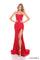 Prom Dresses Long Mermaid Fit Prom Beaded Formal Dress Red