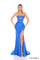 Prom Dresses Prom Long Fitted Slit Corset Lace Formal Dress Royal Blue