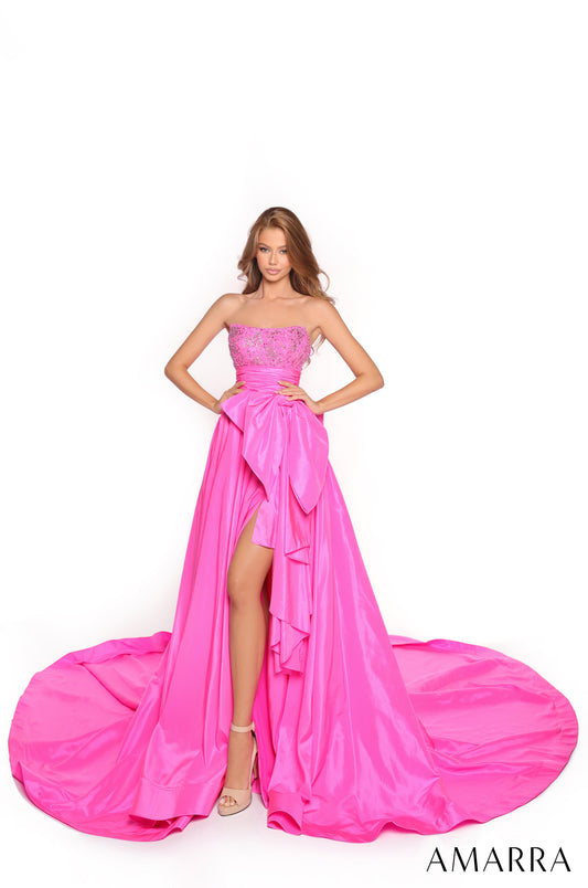 Prom Dresses Prom Long Beaded A Line Formal Dress Fuchsia