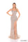 Prom Dresses Beaded Prom Long Formal Dress Nude/Gold