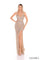 Prom Dresses Prom Fitted Slit Long Formal Beaded Dress Nude/Gold/Silver