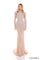Prom Dresses Long Sleeve Formal Evening Dress Nude/Ivory/Silver