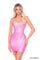 Cocktail Dresses Fitted Short Jersey Cocktail Dress  Candy Pink