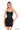 Cocktail Dresses Short Fitted Jersey Cocktail Dress Black