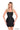 Cocktail Dresses Sequin Short Floral Cocktail Dress Black