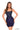 Cocktail Dresses Sequin Short Floral Cocktail Dress Navy