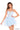Cocktail Dresses Homecoming Short Fitted Cocktail Dress  Light Blue