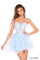 Cocktail Dresses Homecoming Short Fitted Cocktail Dress  Light Blue