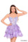 Cocktail Dresses Homecoming Short Fitted Cocktail Dress  Lilac