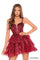 Cocktail Dresses Homecoming Short Fitted Cocktail Dress Wine