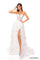 Prom Dresses Long Beaded Lace Floral Ball Gown Prom Dress Ivory