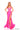 Prom Dresses Fitted Sequin Long Evening Prom Dress Neon Pink