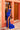 Prom Dresses Fitted Lace Long Slit Prom Dress Royal Blue