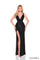 Prom Dresses Long Beaded Sequin Formal Fitted Prom Gown Black