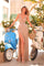 Prom Dresses Long Beaded Sequin Formal Fitted Prom Gown Nude/Gold/Silver