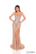 Prom Dresses Beaded Long Corset Fitted Prom Evening Dress Nude/Silver/Gold