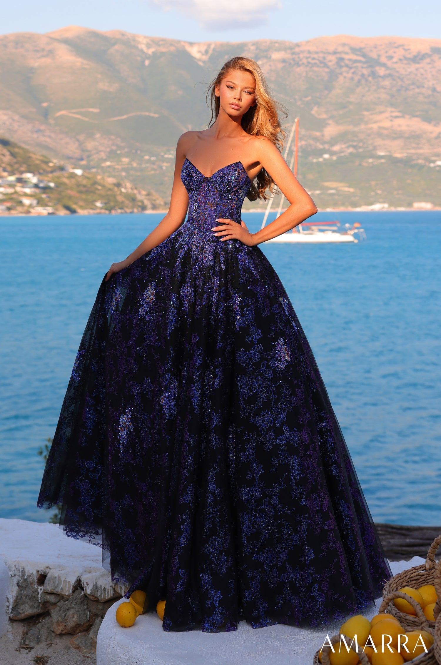 Prom Dresses Long Glitter A Line Ball Gown Black