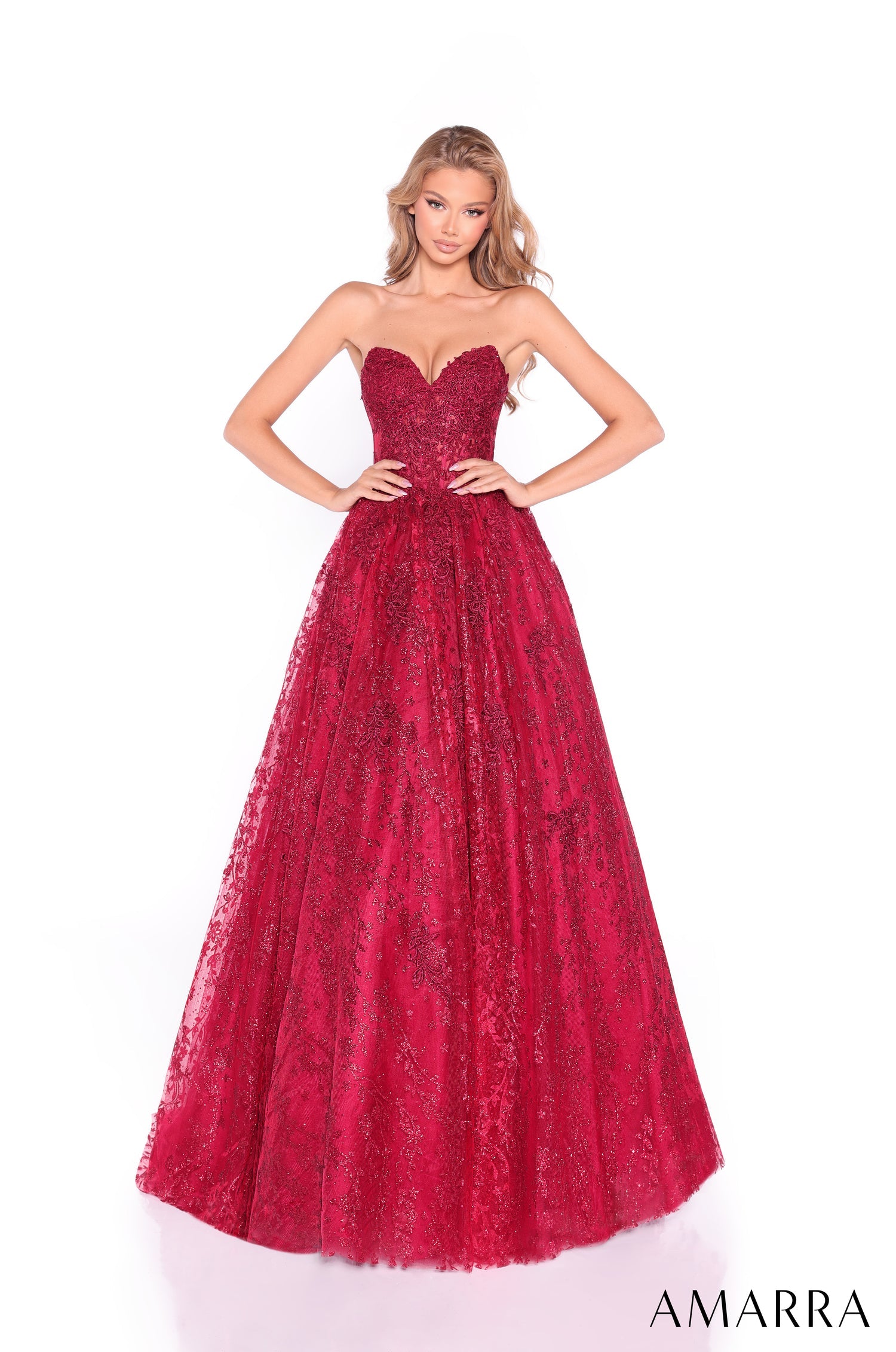 Prom Dresses Long Formal Lace A Line Ball Gown Wine
