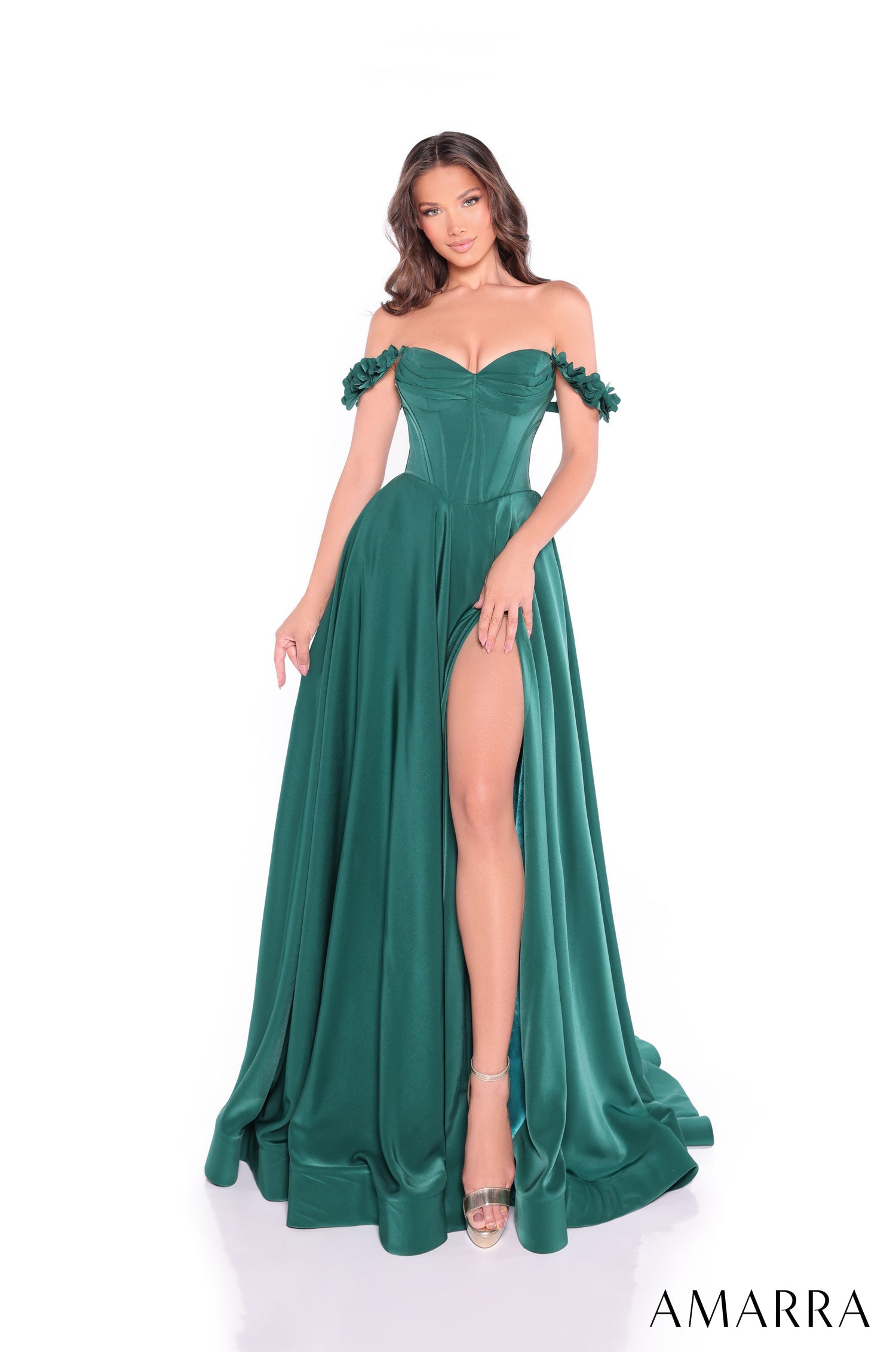 Prom Dresses Long Evening A Line Prom Dress Emerald