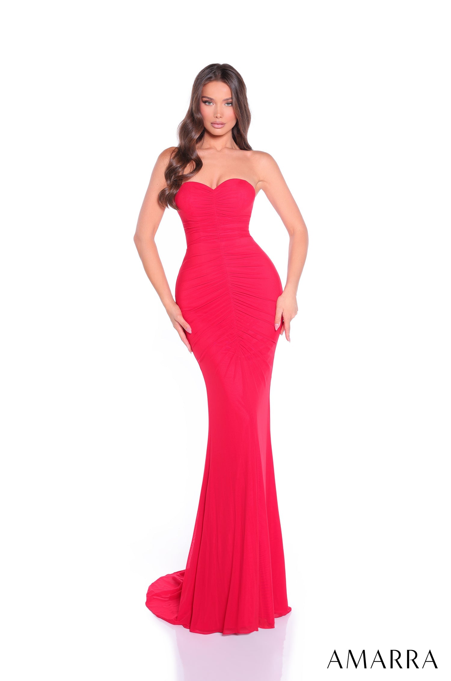 Prom Dresses Long Formal Evening Prom Fitted Dress Red