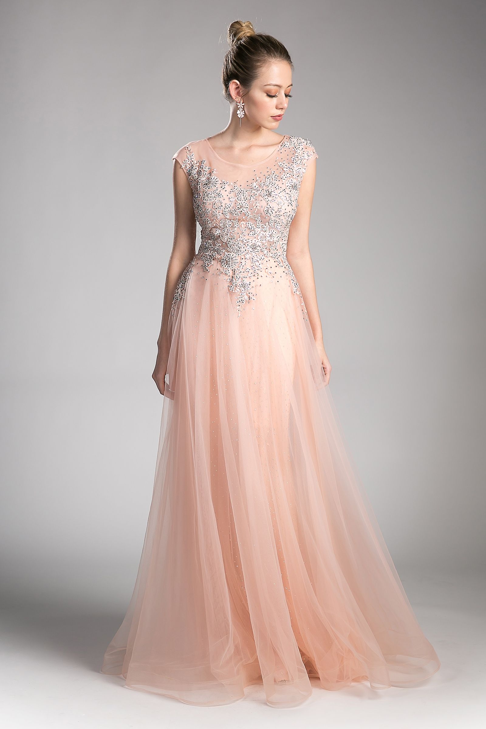 Formal Dresses Long Prom A Line Formal Dress Rose