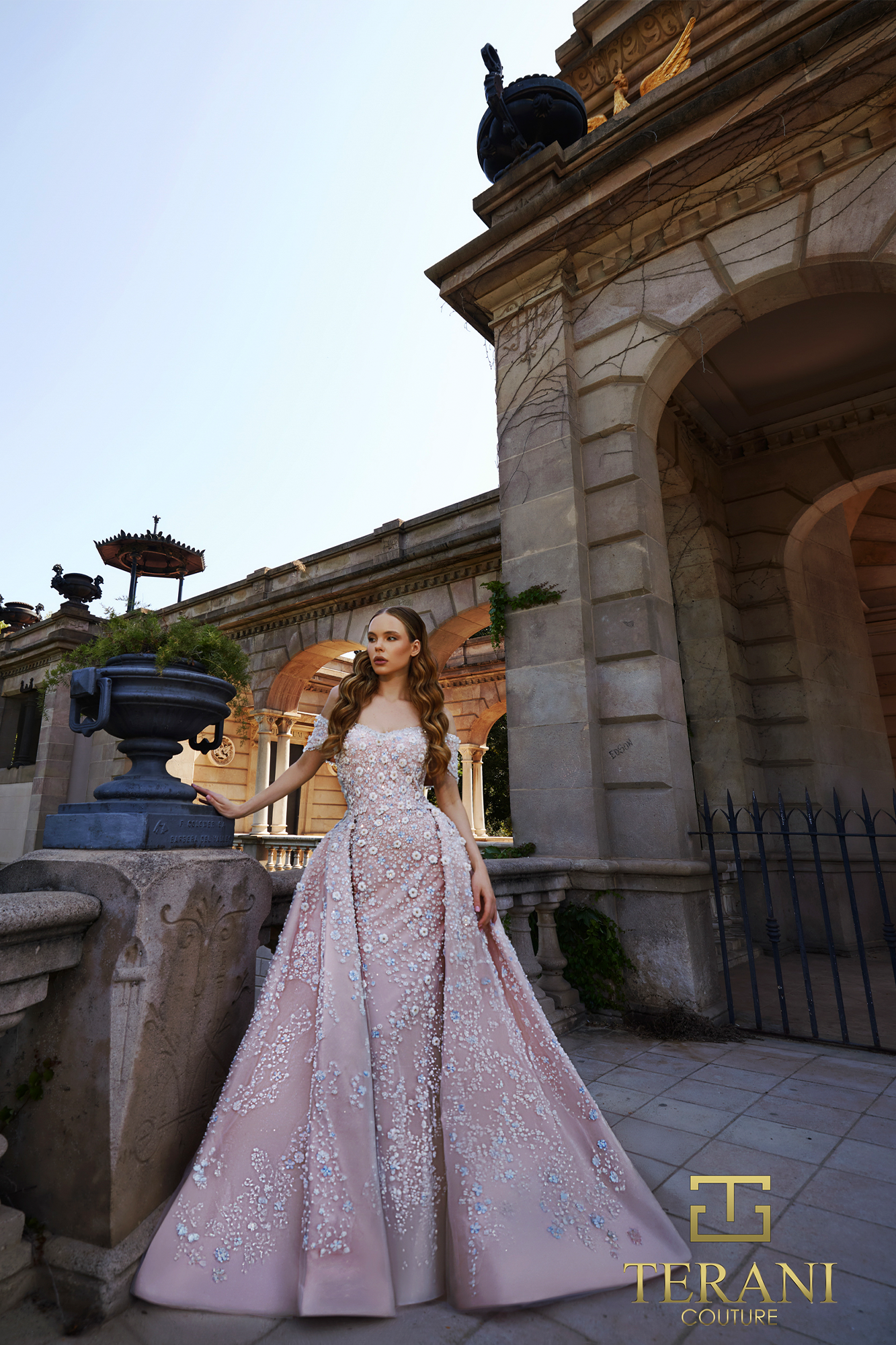 Prom Dresses Long Formal Ball Gown Beaded Prom Dress Pink Blue-Tulle-261GL6659-Beaded