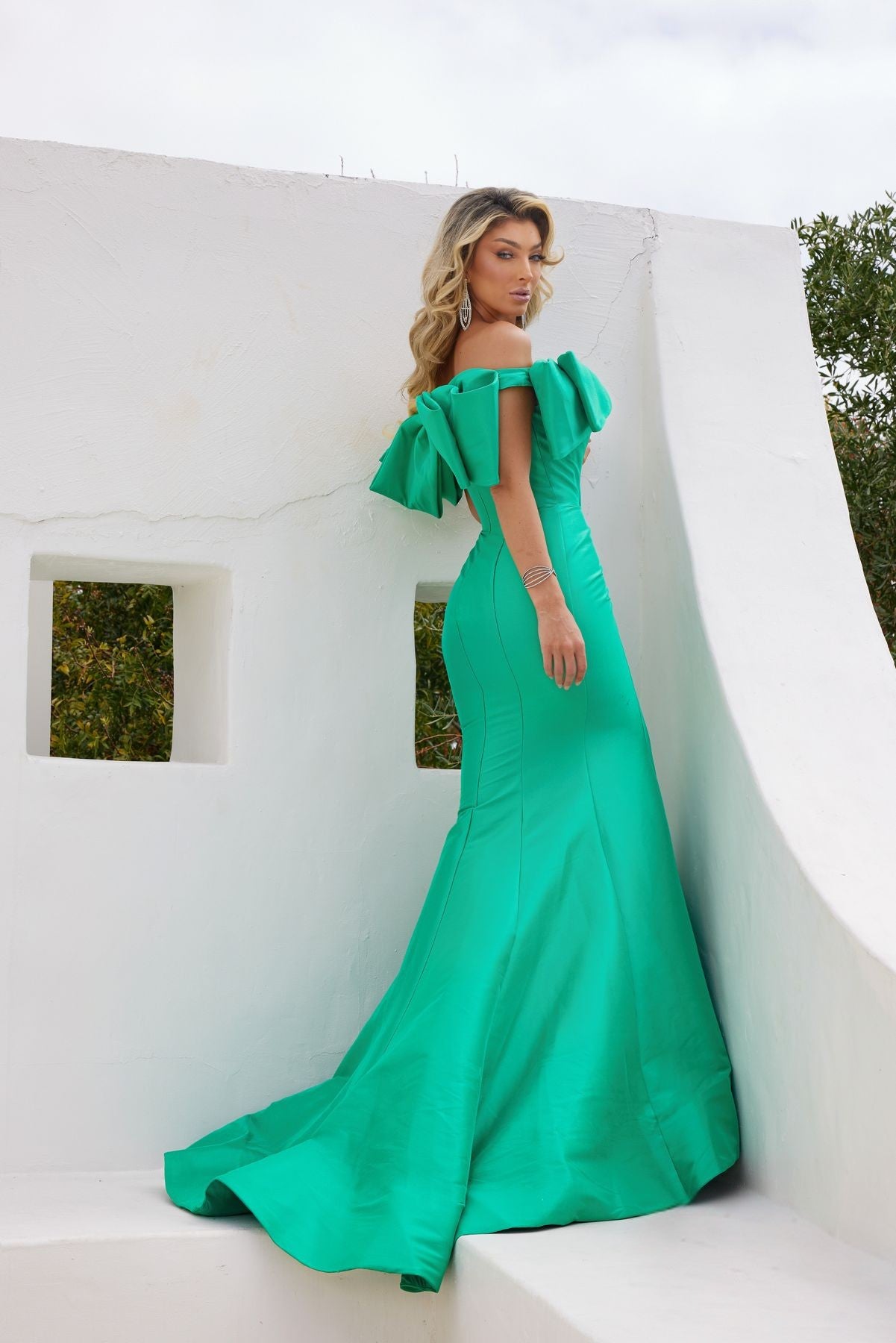 Formal Dresses Long Trumpet Evening Dress Emerald