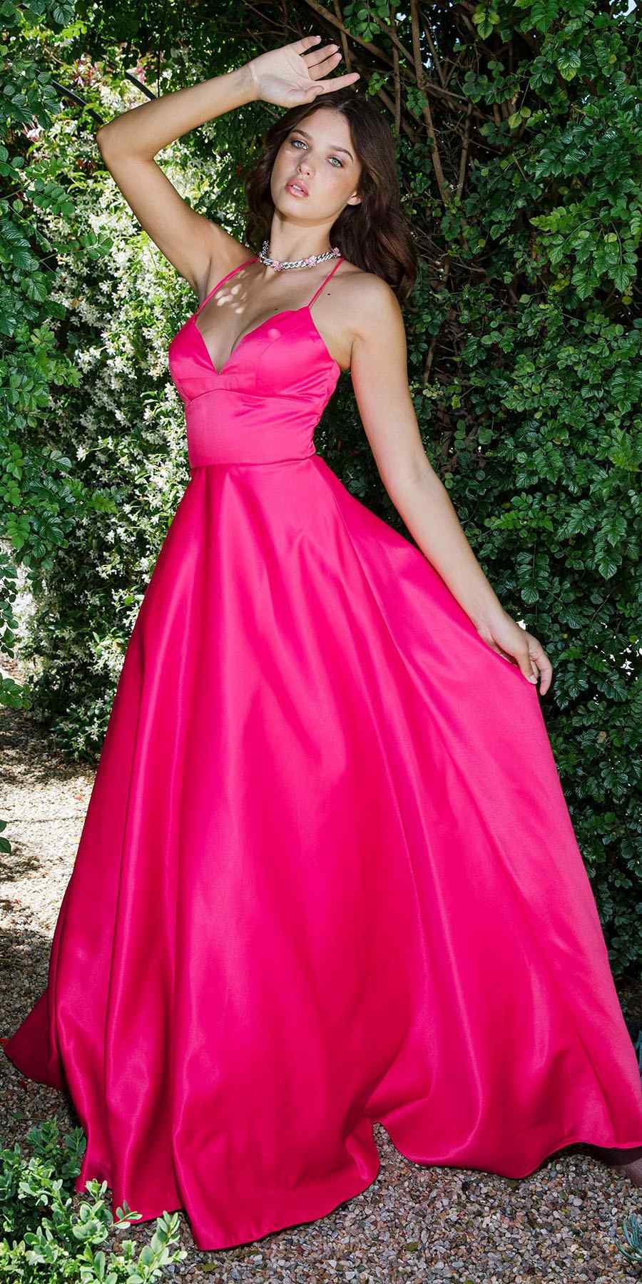 Prom Dresses Long Prom Formal A Line Dress Eureka Fashion 9008 Hot Magenta