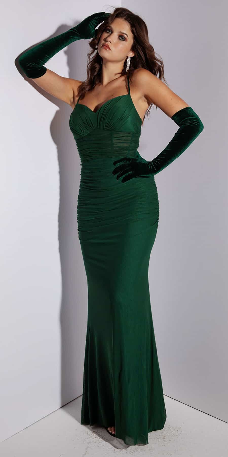Prom Dresses Long Formal Fitted Prom Dress Eureka Fashion 9077 Hunter Green