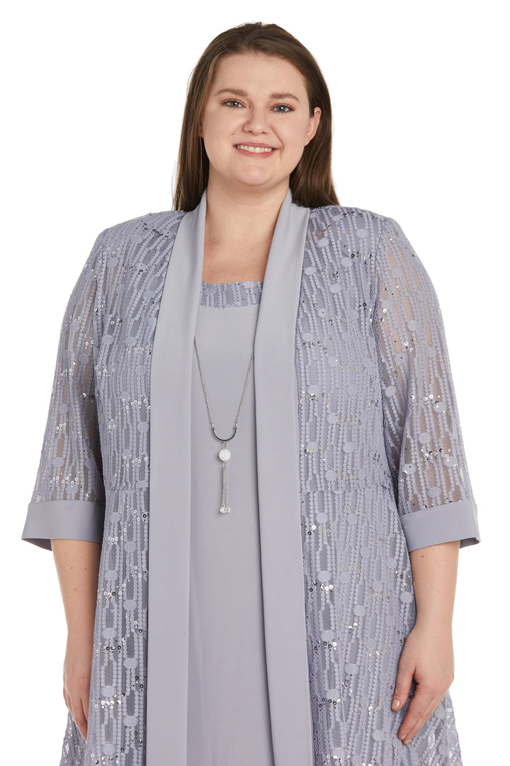 R&M Richards 9089W Plus Size Short Jacket Dress