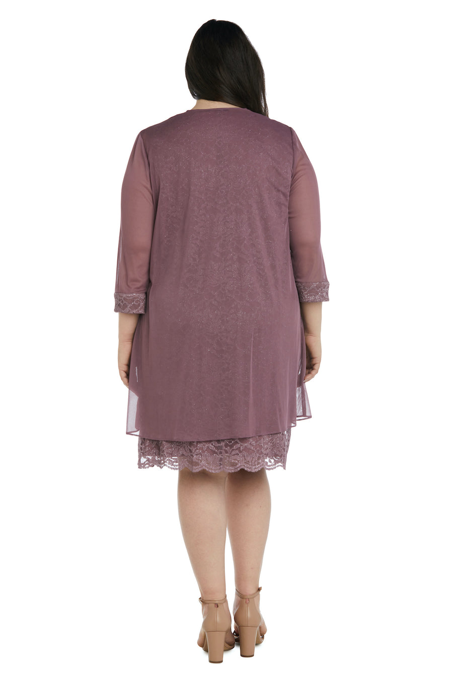 R&M Richards 9090BW Plus Size Short Jacket Dress