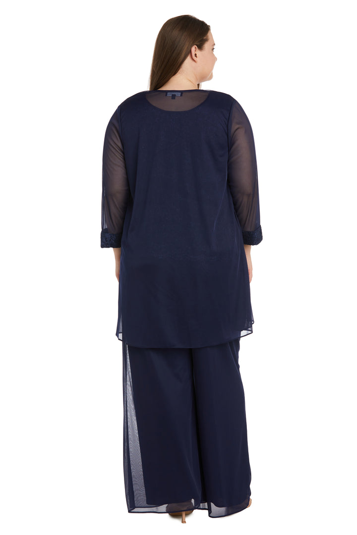 R&M Richards 9099W Plus Size Long Pant Suit