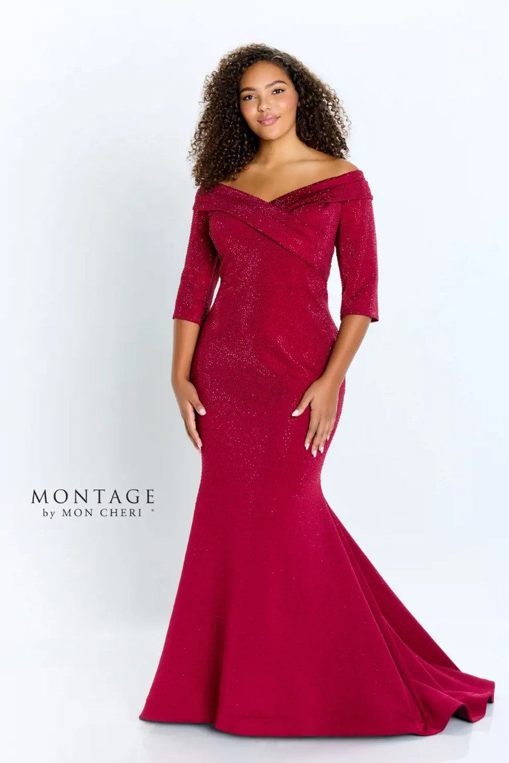 Montage 221970 Long Fitted Formal Evening Dress