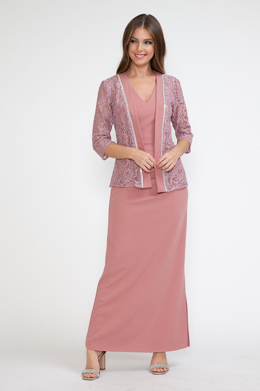 Mother of the Bride Dresses Sequin Long Formal Evening Mother of the Bride Dress Lenovia 5293 Mauve